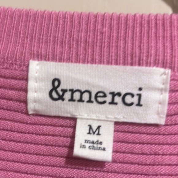&Merci Pink Sweater - Women’s Medium - Picture 3 of 3